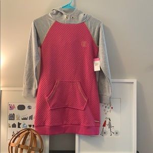 NWT Sean John quilted hoodie + legging set,Girls M